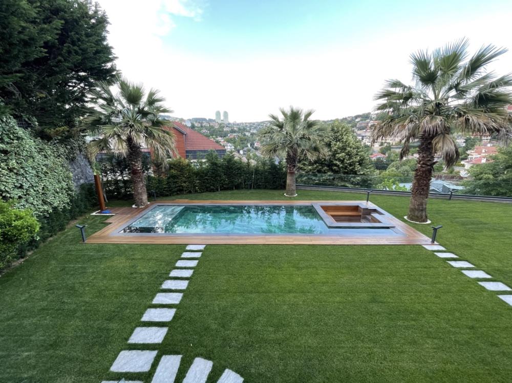 Acarkent'te Özel Mimari Tasarımlı Komple Revize Edilmiş Lüks Villa