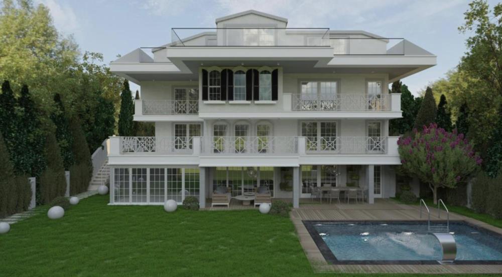 Acarkent'te Satılık Modern Tasarımlı, Orman Manzaralı ve Güney Cepheli Villa
