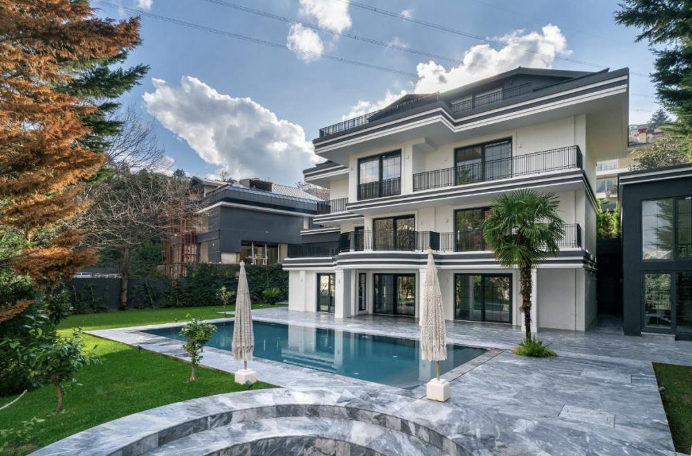 Acarkent'te Modern Mimari Tasarımlı Oturuma Hazır Br Tipi Sıfır Kiralık Villa